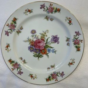 Dinner plates. Aladdin Dresdenia Made in Occupied Japan